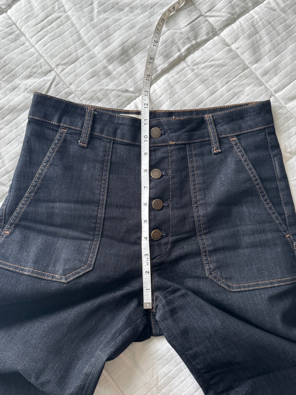 Anthropologie pilcro utility high rise straight leg jeans, size 27 - Picture 6 of 9